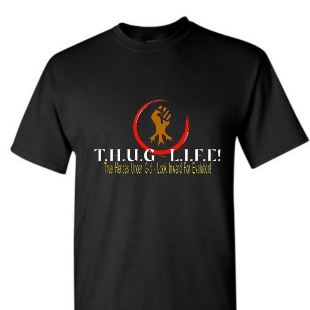 T-shirt (T.H.U.G-L.I.F.E! Logo) 4XL & 5XL